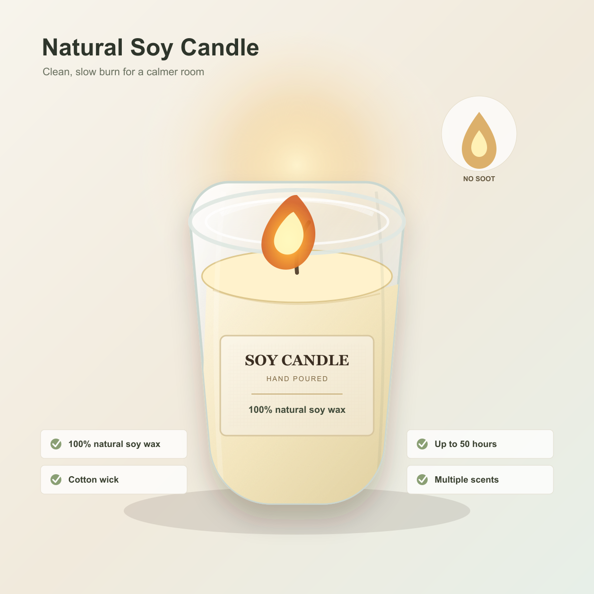 Luxury Soy Wax Candle